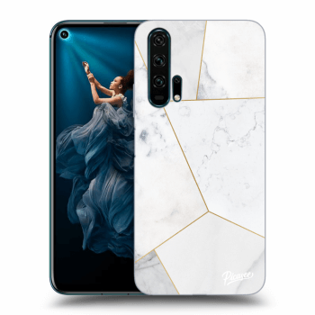 Szilikon tok erre a típusra Honor 20 Pro - White tile