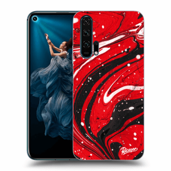 Szilikon tok erre a típusra Honor 20 Pro - Red black