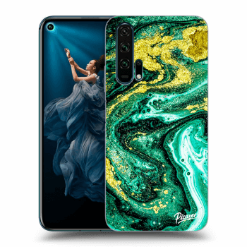 Szilikon tok erre a típusra Honor 20 Pro - Green Gold