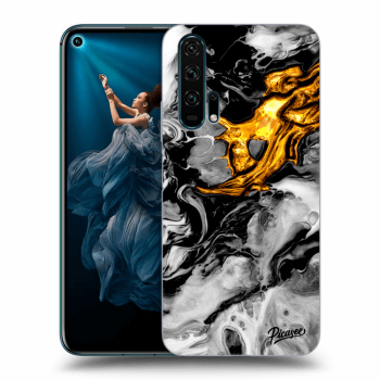 Szilikon tok erre a típusra Honor 20 Pro - Black Gold 2