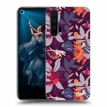 Szilikon tok erre a típusra Honor 20 Pro - Purple Leaf