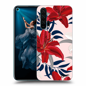 Szilikon tok erre a típusra Honor 20 Pro - Red Lily