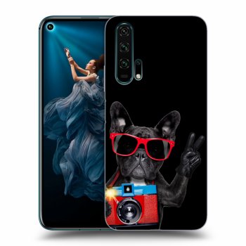 Szilikon tok erre a típusra Honor 20 Pro - French Bulldog