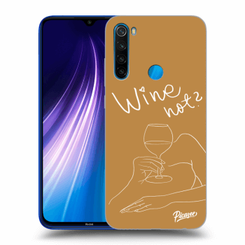 Szilikon tok erre a típusra Xiaomi Redmi Note 8 - Wine not