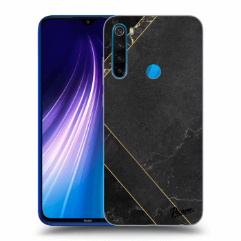 Szilikon tok erre a típusra Xiaomi Redmi Note 8 - Black tile