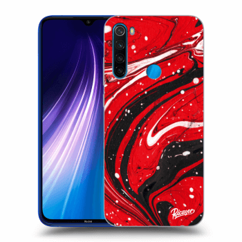 Szilikon tok erre a típusra Xiaomi Redmi Note 8 - Red black