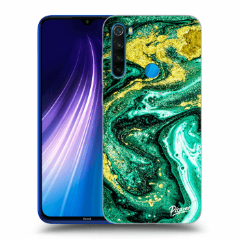 Szilikon tok erre a típusra Xiaomi Redmi Note 8 - Green Gold