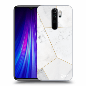 Szilikon tok erre a típusra Xiaomi Redmi Note 8 Pro - White tile