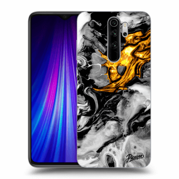 Szilikon tok erre a típusra Xiaomi Redmi Note 8 Pro - Black Gold 2