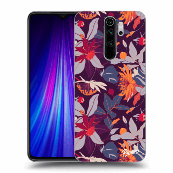 Szilikon tok erre a típusra Xiaomi Redmi Note 8 Pro - Purple Leaf