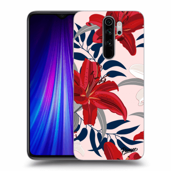 Szilikon tok erre a típusra Xiaomi Redmi Note 8 Pro - Red Lily