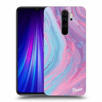 Szilikon tok erre a típusra Xiaomi Redmi Note 8 Pro - Pink liquid