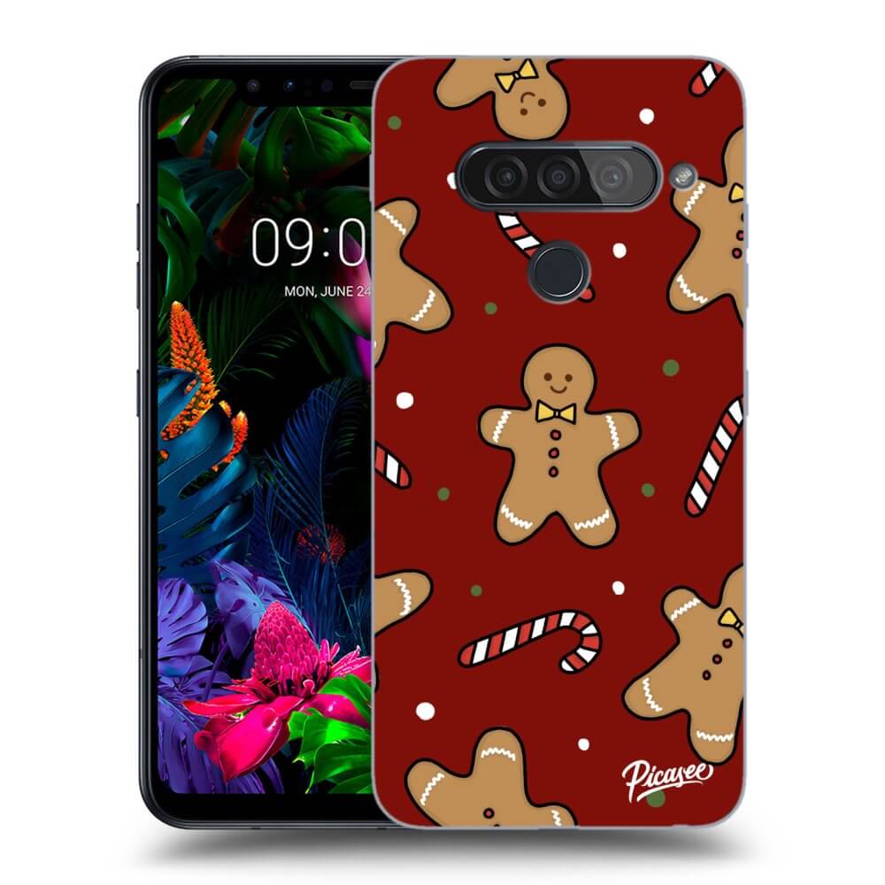 Picasee átlátszó szilikon tok az alábbi mobiltelefonokra LG G8s ThinQ - Gingerbread 2
