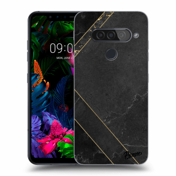 Tok az alábbi mobiltelefonokra LG G8s ThinQ - Black tile