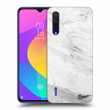 Picasee átlátszó szilikon tok az alábbi mobiltelefonokra Xiaomi Mi 9 Lite - White marble