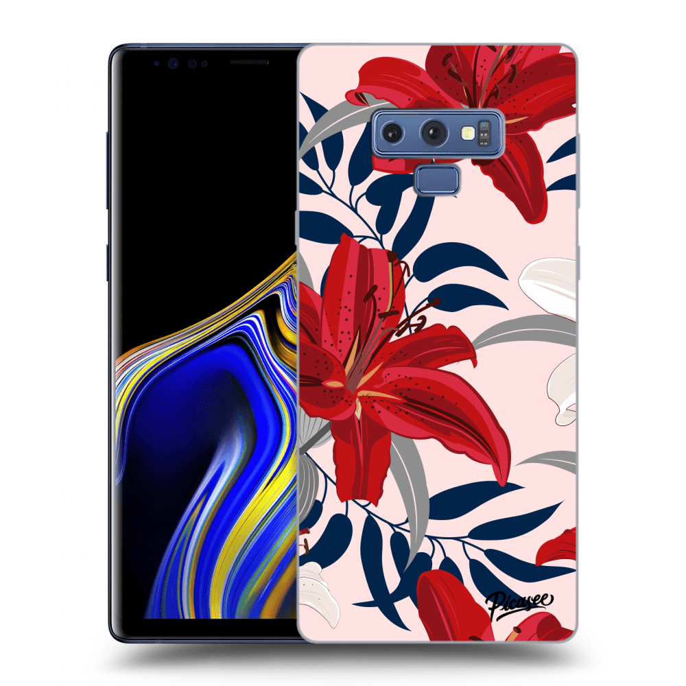 Picasee ULTIMATE CASE Samsung Galaxy Note 9 N960F - készülékre - Red Lily
