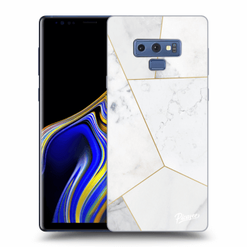 Szilikon tok erre a típusra Samsung Galaxy Note 9 N960F - White tile