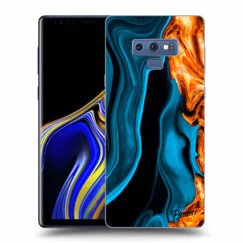 Szilikon tok erre a típusra Samsung Galaxy Note 9 N960F - Gold blue