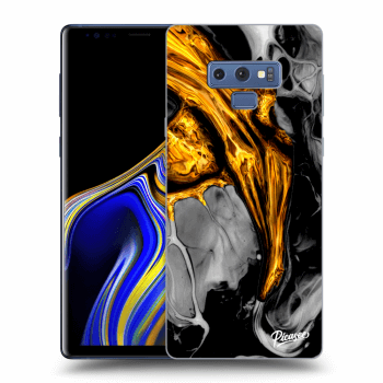 Szilikon tok erre a típusra Samsung Galaxy Note 9 N960F - Black Gold