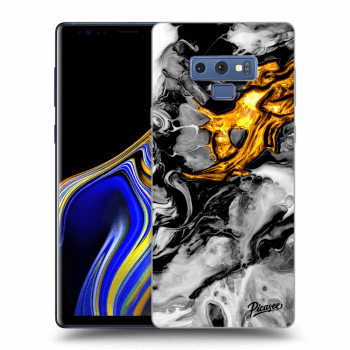 Szilikon tok erre a típusra Samsung Galaxy Note 9 N960F - Black Gold 2