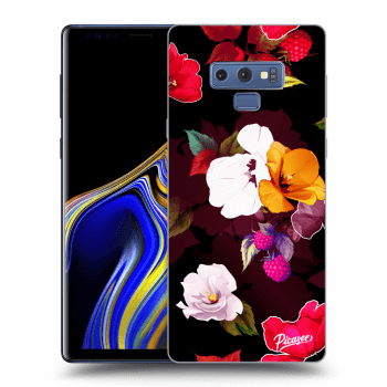 Szilikon tok erre a típusra Samsung Galaxy Note 9 N960F - Flowers and Berries
