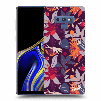 Szilikon tok erre a típusra Samsung Galaxy Note 9 N960F - Purple Leaf