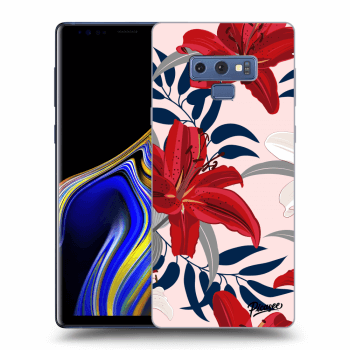 Szilikon tok erre a típusra Samsung Galaxy Note 9 N960F - Red Lily