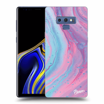 Szilikon tok erre a típusra Samsung Galaxy Note 9 N960F - Pink liquid