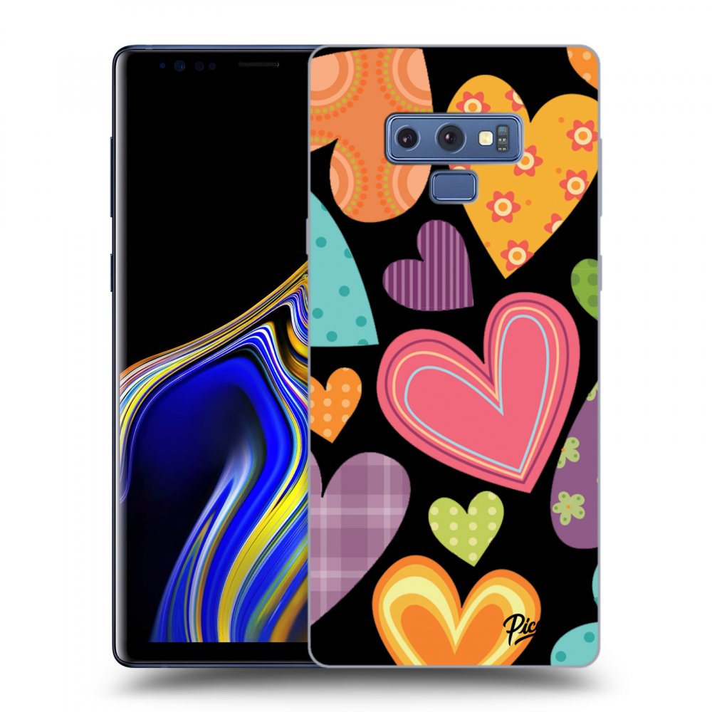 Picasee ULTIMATE CASE Samsung Galaxy Note 9 N960F - készülékre - Colored heart