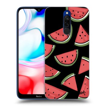 Picasee fekete szilikon tok az alábbi mobiltelefonokra Xiaomi Redmi 8 - Melone