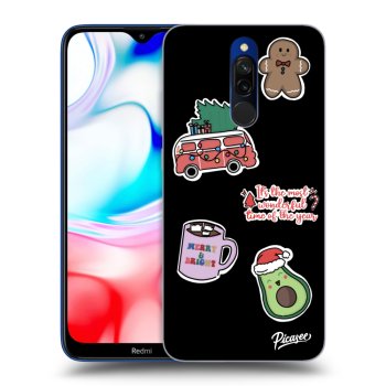 Tok az alábbi mobiltelefonokra Xiaomi Redmi 8 - Christmas Stickers