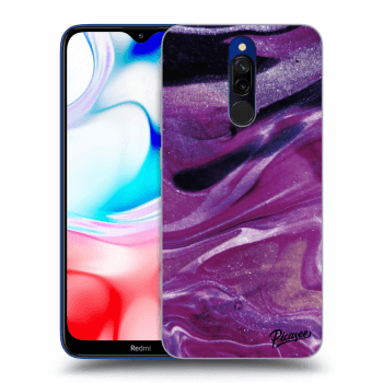 Tok az alábbi mobiltelefonokra Xiaomi Redmi 8 - Purple glitter