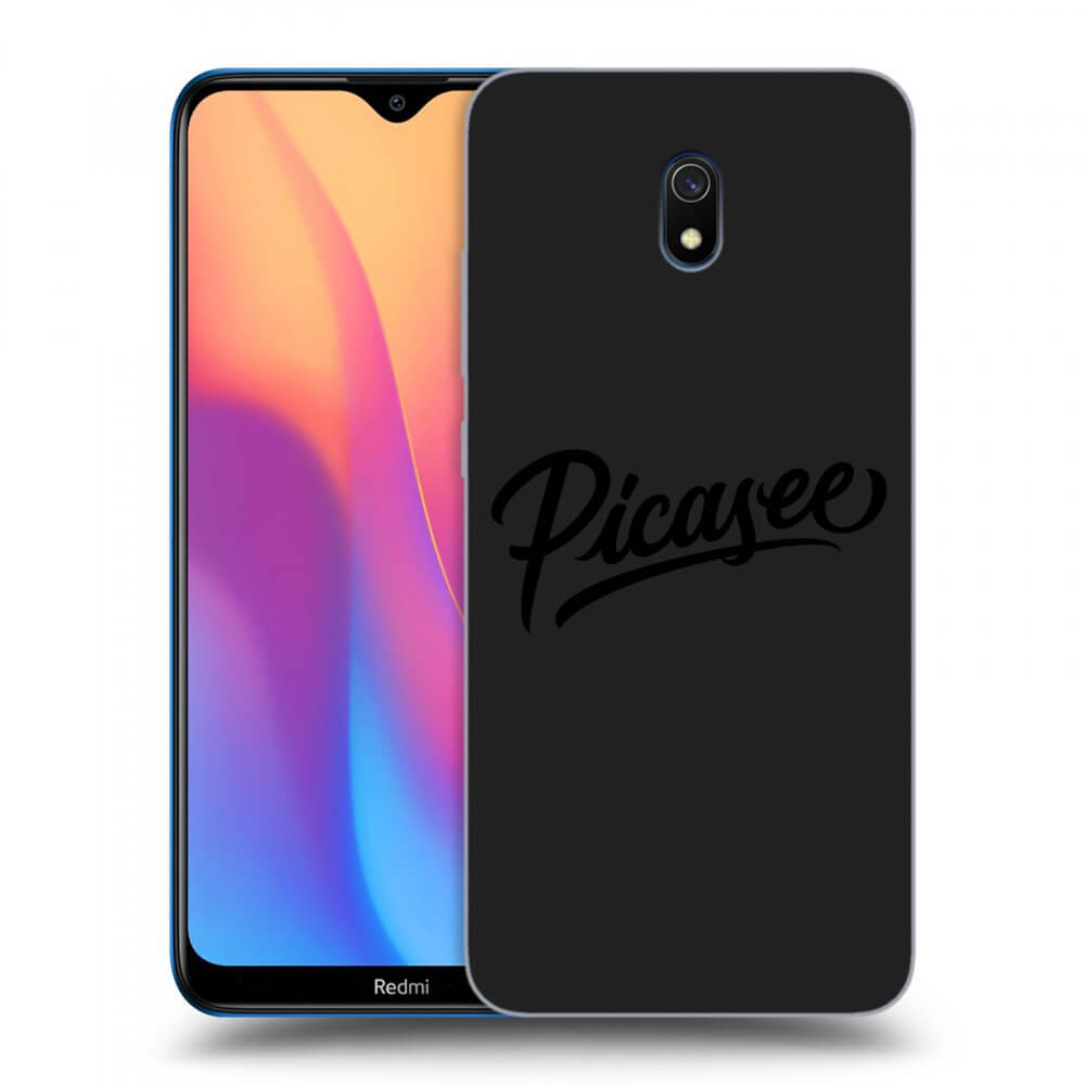 Picasee fekete szilikon tok az alábbi mobiltelefonokra Xiaomi Redmi 8A - Picasee - black