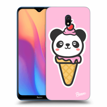 Picasee átlátszó szilikon tok az alábbi mobiltelefonokra Xiaomi Redmi 8A - Ice Cream Panda