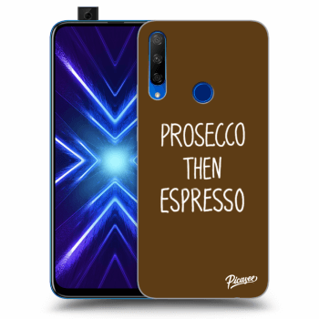 Picasee fekete szilikon tok az alábbi mobiltelefonokra Honor 9X - Prosecco then espresso
