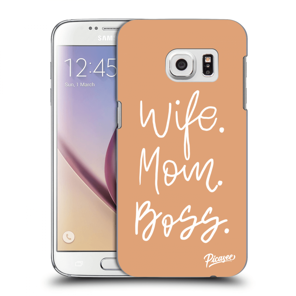 Picasee átlátszó szilikon tok az alábbi mobiltelefonokra Samsung Galaxy S7 G930F - Boss Mama