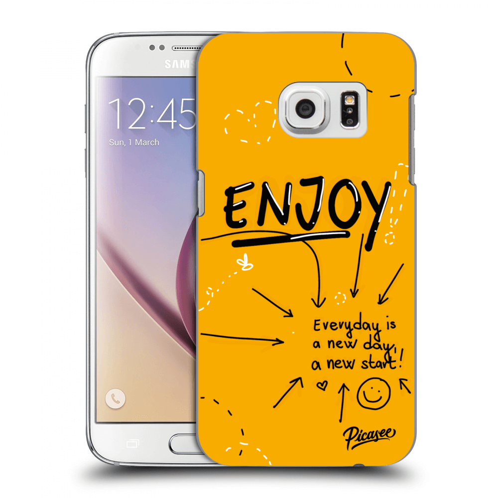 Picasee átlátszó szilikon tok az alábbi mobiltelefonokra Samsung Galaxy S7 G930F - Enjoy