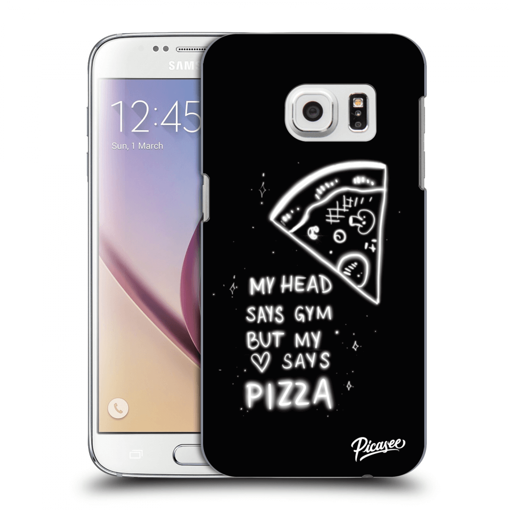 Picasee átlátszó szilikon tok az alábbi mobiltelefonokra Samsung Galaxy S7 G930F - Pizza