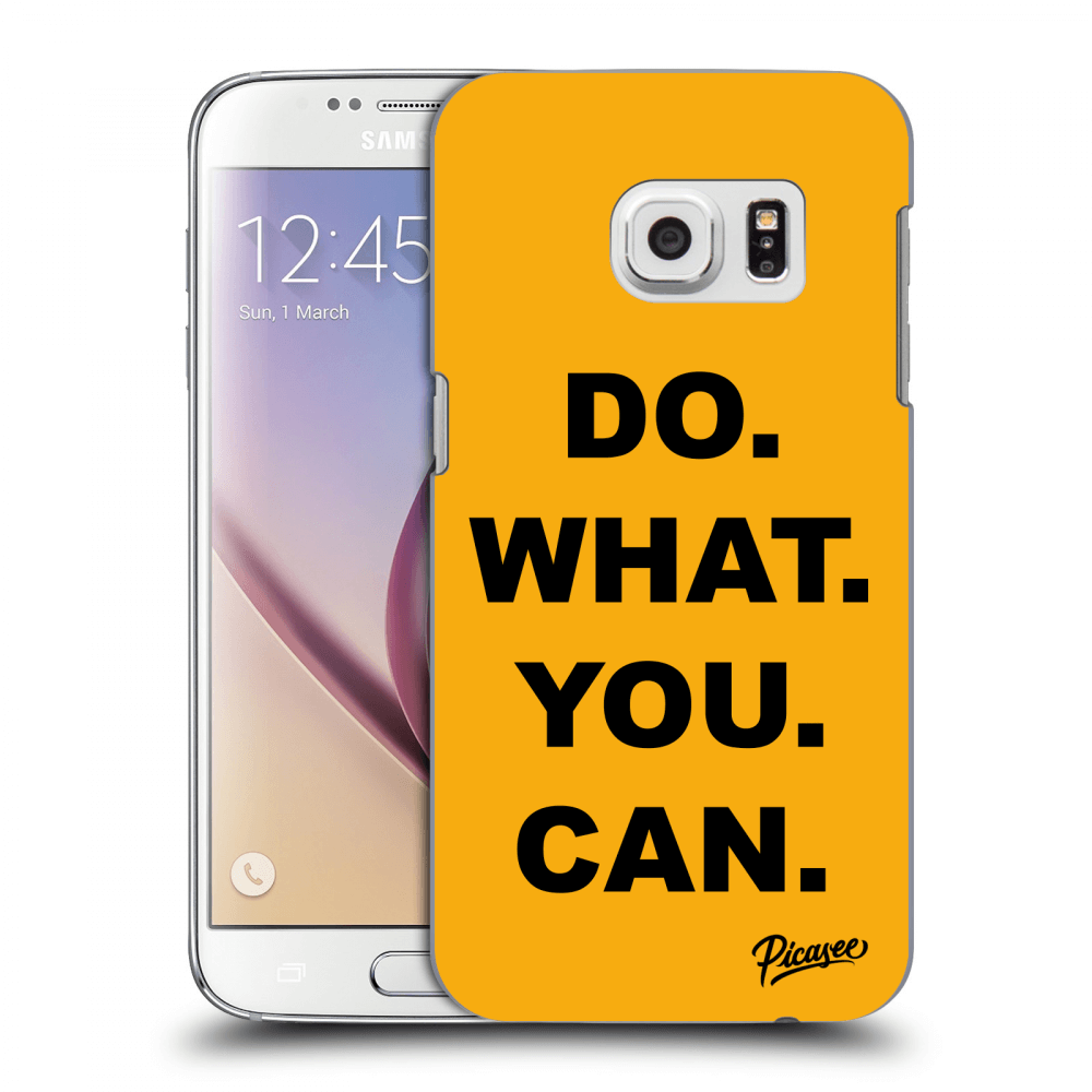 Picasee átlátszó szilikon tok az alábbi mobiltelefonokra Samsung Galaxy S7 G930F - Do What You Can