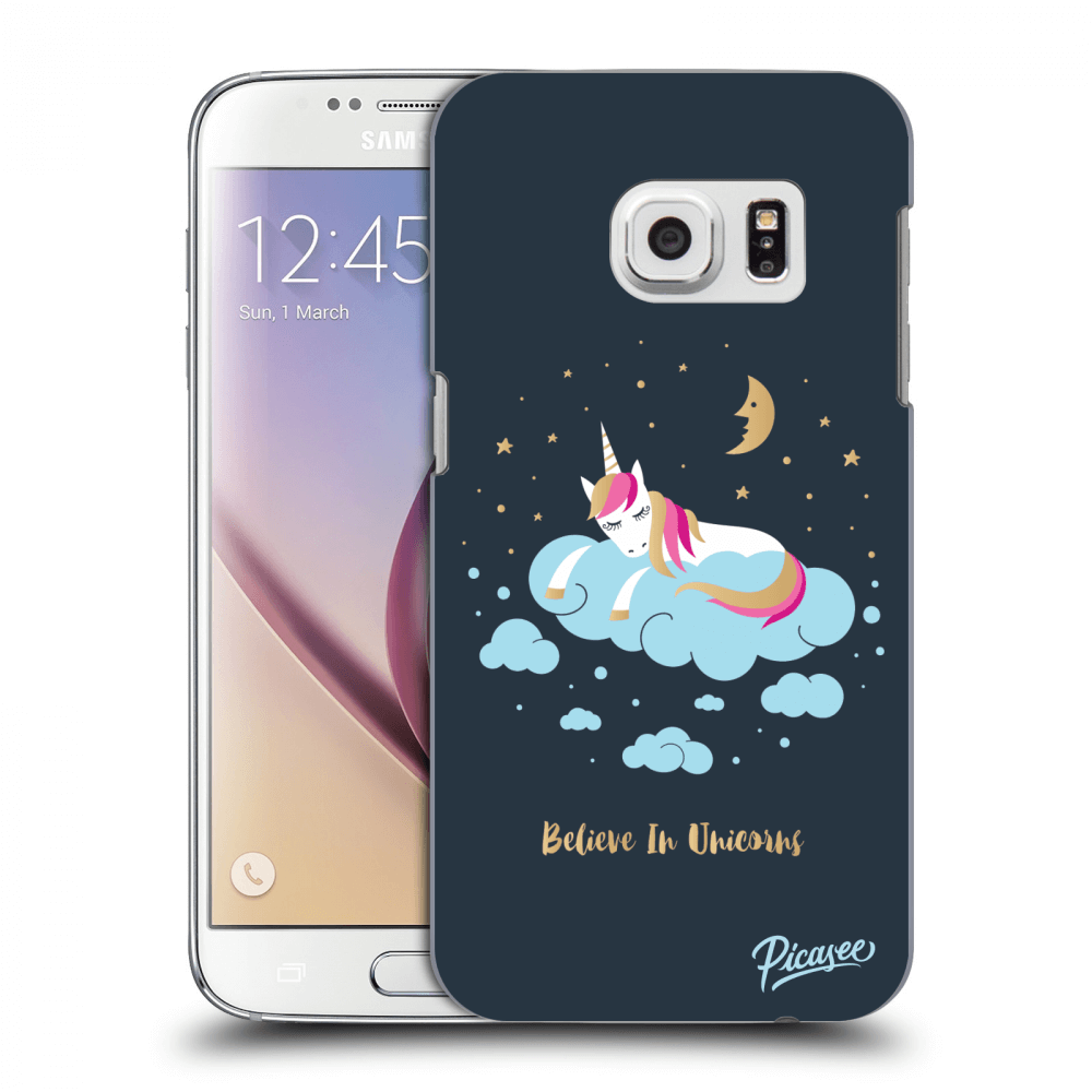 Picasee átlátszó szilikon tok az alábbi mobiltelefonokra Samsung Galaxy S7 G930F - Believe In Unicorns