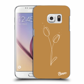 Picasee átlátszó szilikon tok az alábbi mobiltelefonokra Samsung Galaxy S7 G930F - Tulips