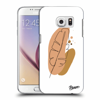 Picasee átlátszó szilikon tok az alábbi mobiltelefonokra Samsung Galaxy S7 G930F - Feather brown