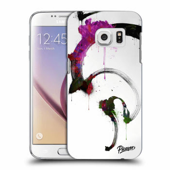 Picasee átlátszó szilikon tok az alábbi mobiltelefonokra Samsung Galaxy S7 G930F - Peony White