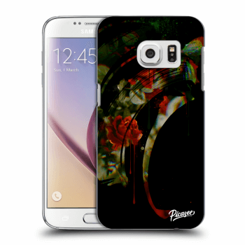 Picasee átlátszó szilikon tok az alábbi mobiltelefonokra Samsung Galaxy S7 G930F - Roses black