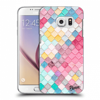 Picasee átlátszó szilikon tok az alábbi mobiltelefonokra Samsung Galaxy S7 G930F - Colorful roof