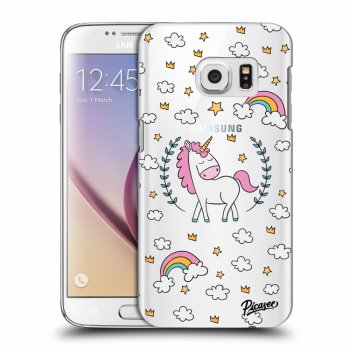 Picasee átlátszó szilikon tok az alábbi mobiltelefonokra Samsung Galaxy S7 G930F - Unicorn star heaven