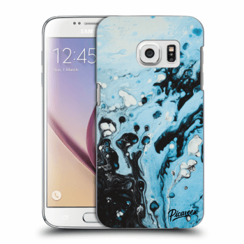 Picasee átlátszó szilikon tok az alábbi mobiltelefonokra Samsung Galaxy S7 G930F - Organic blue