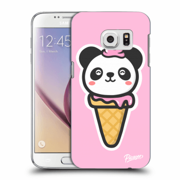 Picasee átlátszó szilikon tok az alábbi mobiltelefonokra Samsung Galaxy S7 G930F - Ice Cream Panda