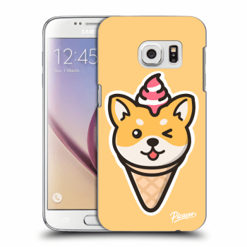 Picasee átlátszó szilikon tok az alábbi mobiltelefonokra Samsung Galaxy S7 G930F - Ice Cream Shiba