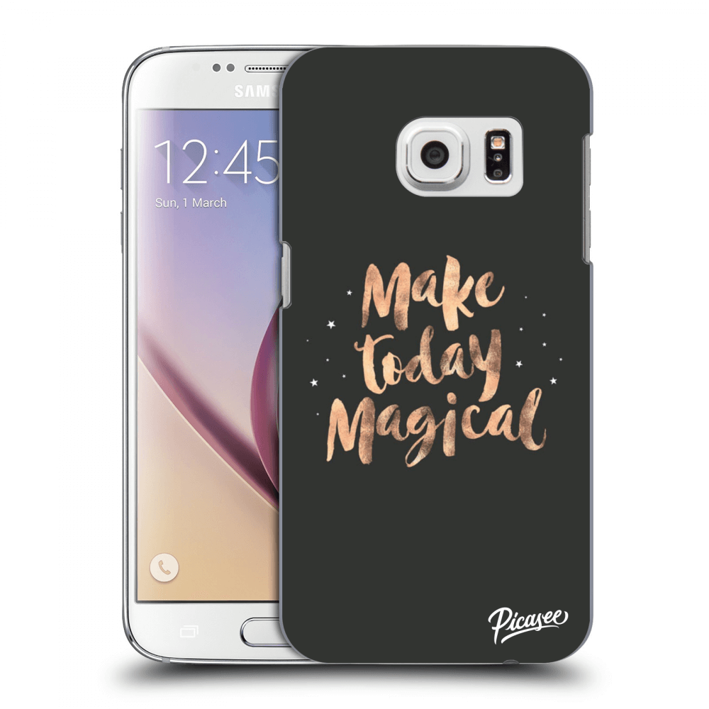 Picasee átlátszó szilikon tok az alábbi mobiltelefonokra Samsung Galaxy S7 G930F - Make today Magical